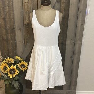3.1 Phillip Lim Sleeveless White Cotton Mini Dress